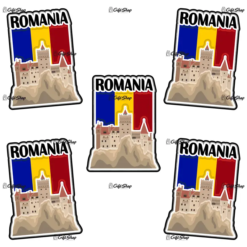 Castelul bran, romania, magnet frigider mgs129